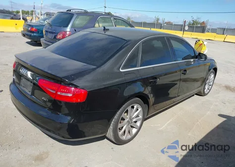 2013 Audi A4 2.0T Premium из США, поврежденный, VIN WAUEFAFLXDN026624